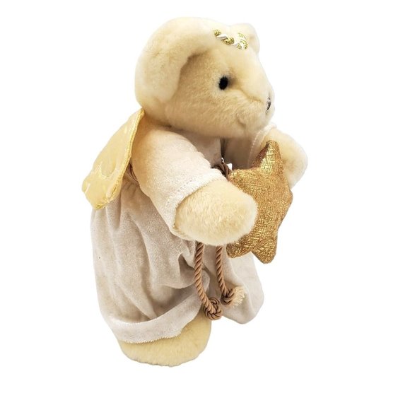 Aurora Angel of Joy‎ Teddy Bear Plush Christmas Holiday Stuffed Animal Gold Star - Picture 4 of 10